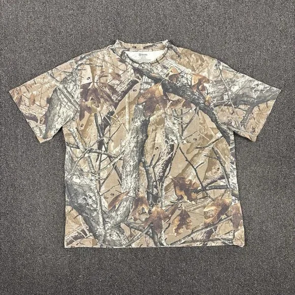 Outfitters Ridge T Shirt Mens Camo Hunting Camouflage Short Sleeve Size Large - Picture 1 of 5